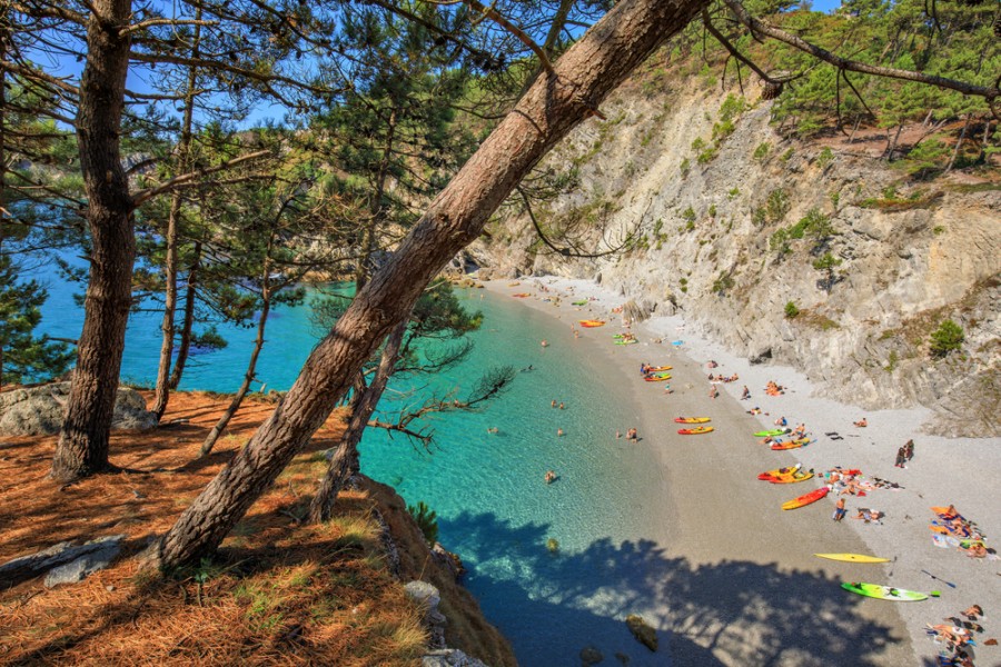 Comment accéder à la plage de l'île Vierge ?